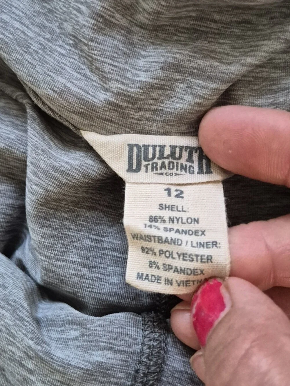 Duluth Trading AKHG Access Point Pull-On Skort dark Gray - Picture 6 of 10